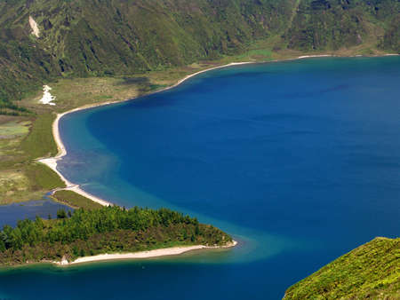 lake in the mountainsの写真素材