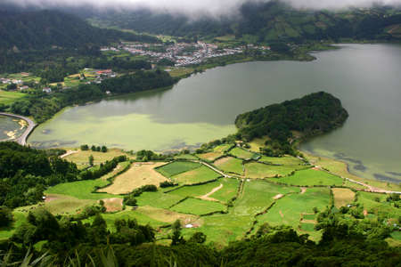 azores seven lake cityの写真素材