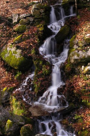 river waterfallの写真素材