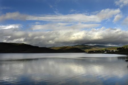 azores furnas lake at sao miguel island