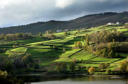 small village in the north of portugalの写真素材