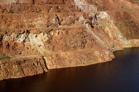 old mine hole in alentejo, the south of portugal