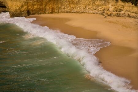 small beach in algarve, the south of portugal