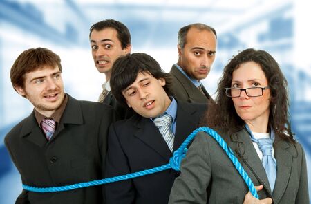 business team work concept, focus on the woman