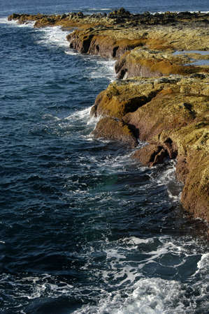 coast rocks in azores