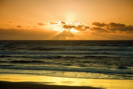 small beach at algarve in the south of portugalの写真素材