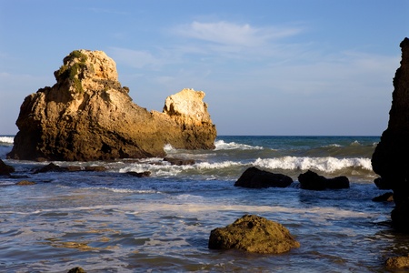 portuguese beach at Algarve, the south of the country