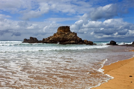 Portuguese Algarve beach, the south of the country の写真素材