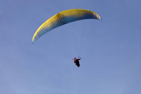 Paragliding Cross-country Portuguese League, in the north of Portugal, December 17, 2011, Caldelas,...