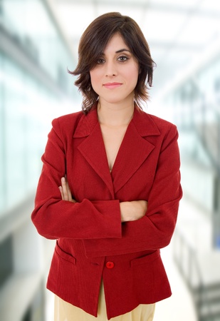young business woman portrait at the officeの写真素材