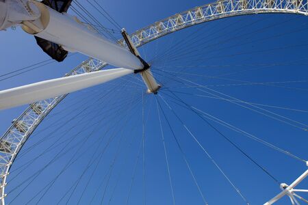 the london eye or millennium wheel in londonのeditorial素材