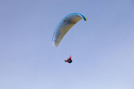 Paragliding Cross-country Portuguese League, in the north of Portugal, December 17, 2011, Caldelas, Portugal.のeditorial素材