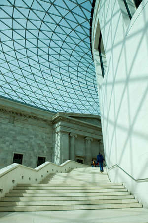 The British Museum of human history and culture. Londonのeditorial素材