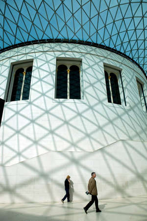 People visit the British Museum. Museum of human history and culture. London, UK, April 10, 2011. のeditorial素材