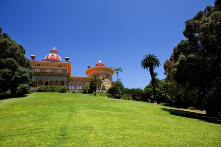 Palace of Monserrate in the village of Sintra, Lisbon, Portugalのeditorial素材