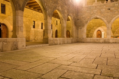Interior view of Palace of Duques de Braganca, in Guimaraes, Portugal, north of the country. European Capital of Culture 2012のeditorial素材