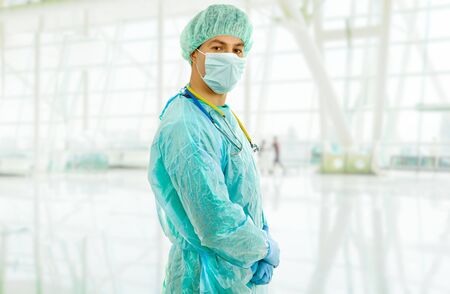 young male doctor at the hospital