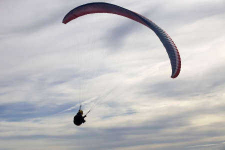 Paragliding AbouaAboua Festival, in the north of Portugal, September 22, 2012, Caldelas, Portugal.のeditorial素材