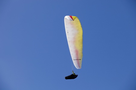 Paragliding Aboua Cup, in the north of Portugal, October 13, 2012, Caldelas, Portugal.のeditorial素材
