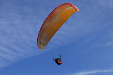 Paragliding Aboua Cup, in the north of Portugal, October 13, 2012, Caldelas, Portugal.