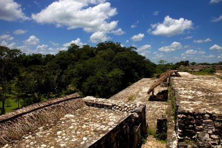 Ancient Maya city of Ek Balam, Yucatan, Mexicoのeditorial素材