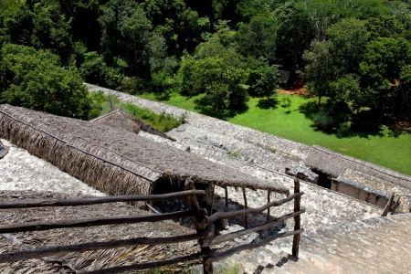 Ancient Maya city of Ek Balam, Yucatan, Mexicoのeditorial素材
