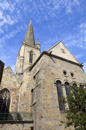 st malo cathedral in the north of franceの写真素材