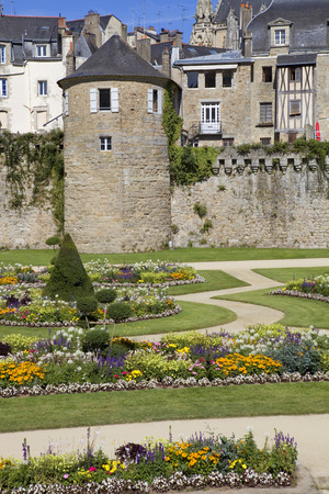 Vannes, medieval city of Brittany in Franceのeditorial素材