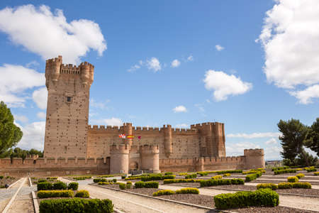 Castillo de la Mota, the Castle of Medina del Campo, in Valladolid, Leon. Spain
