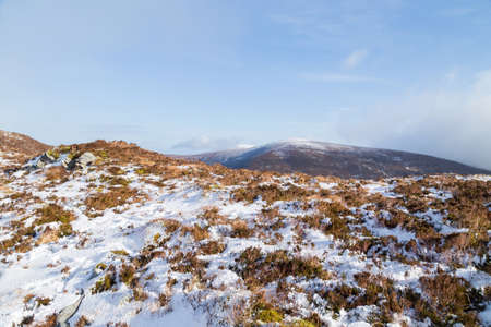 Snow in the the Paps of Anu, Co Kerry, Ireland