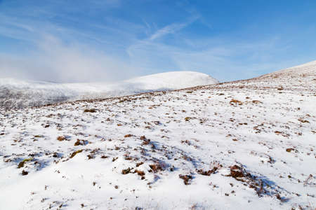 Snow in the the Paps of Anu, Co Kerry, Irelandの写真素材