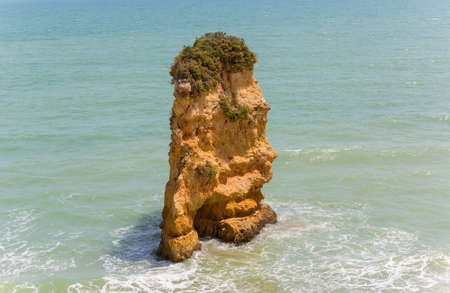 Cliffs of Dona Ana beach, Ponta da Piedade, Lagos, Algarve, Portugal