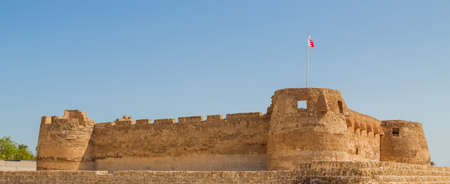 View of the old Arad Fort, in Manama, Muharraq, Bahrain.のeditorial素材