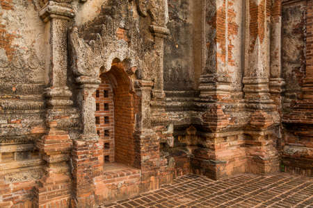 Ancient temple in Bagan, Myanmar. Bagan is an ancient city in central Myanmar (formerly Burma), southwest of Mandalay.のeditorial素材