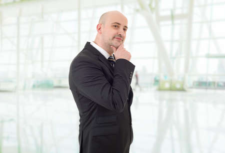 happy business man portrait at the officeの写真素材