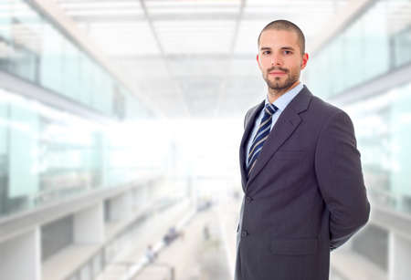 happy business man portrait at the officeの写真素材