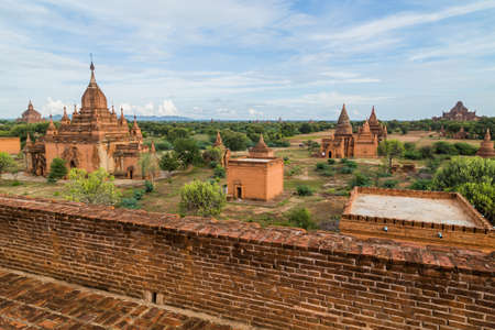 Ancient temple in Bagan, Myanmar. Bagan is an ancient city in central Myanmar (formerly Burma), southwest of Mandalay.の写真素材