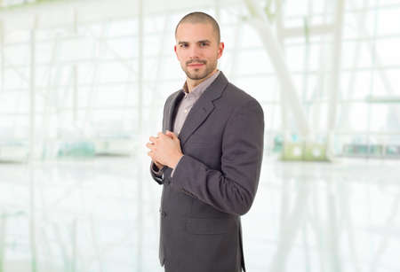 happy business man portrait at the officeの写真素材