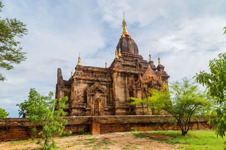 Ancient temple in Bagan, Myanmar. Bagan is an ancient city in central Myanmar (formerly Burma), southwest of Mandalay.の写真素材