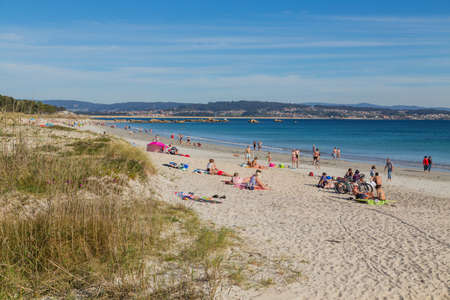 Beautiful beach in Isla de Ons, Galicia, Spain.のeditorial素材