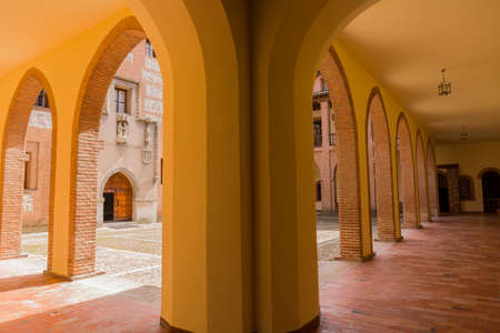 Castillo de la Mota interior, the Castle of Medina del Campo, in Valladolid, Leon. Spainのeditorial素材