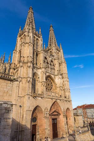 Burgos, Spain: The Cathedral Santa Maria de Burgos, is the maximum exponent of Gothic in Spainのeditorial素材