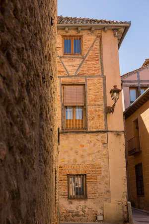 Toledo narrow street in Castile La Mancha, Spain