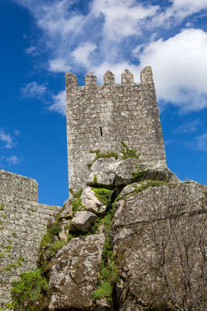 Sortelha Castle, Historic village near Covilha, Portugalのeditorial素材
