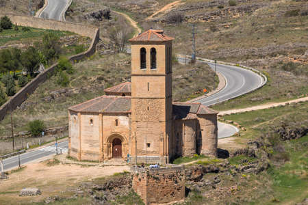 Segovia, Spain: Iglesia de la Vera Cruz is a catholic church in Segovia, Spainのeditorial素材