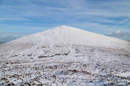 Snow in the the Paps of Anu, Co Kerry, Irelandの写真素材