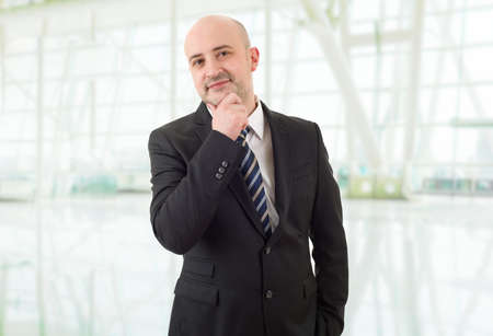 happy business man portrait at the officeの写真素材
