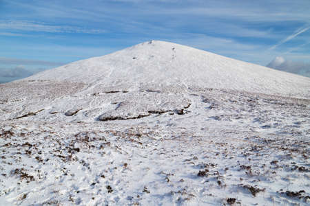 Snow in the the Paps of Anu, Co Kerry, Irelandの写真素材