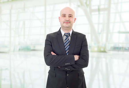 happy business man portrait at the officeの写真素材