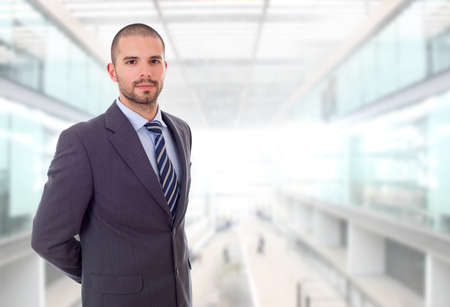 happy business man portrait at the officeの写真素材
